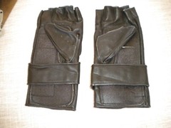 Lazzy Legs Wrist /finger Guards rollerblading skating BRACE LARGE SIZE VINTAGE