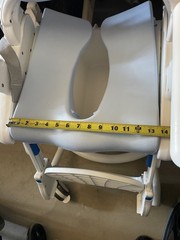 Rifton HTS Medium TILT Z120 Mobile Shower Chair Special needs Toilet