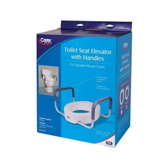 Raised Toilet Seat with Arms, 3.5″ Riser for Elderly & Handicap, 300 lbs Capacit