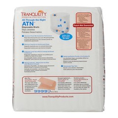 36 Pc Tranquility ATN Incontinence Brief X-Large Overnight Heavy Absorbency 2187