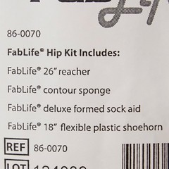 FabLife Standard ADL Hip / Knee Equipment Kit Reacher – 26″ L / Shoehorn – 18″