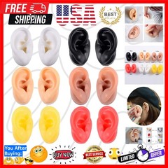 Soft Silicone Ear Model for Hearing aid 1:1 Human Ear Ear Model Simulation Di…