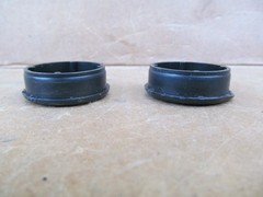 Hoveround Teknique XHD mobility scooter parts: 2 plastic covers for rear forks