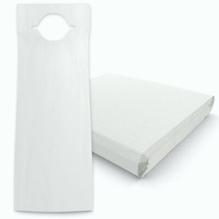 Overhead Slip-On Lightweight & Comfortable White Disposable Adult Bibs 16″ X 33″