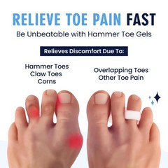 Dr. Fredericks Original Hammer Toe Corrector Gels – 2 Pairs – All-day Relief …