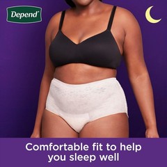 Medium Adult Diapers for Women, Odor Control and Overnight Protection, 60 Count