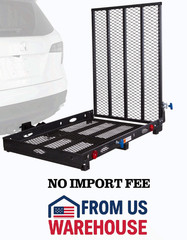 Titan Ramps 332100 Scooter Wheelchair Carrier w/ Ramp 400 lb Hitch Mount