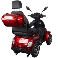 HS4W-A1R Heavy Duty 4 Wheel Mobility Scooters Red Color 1000W 60V , 700lbs Load