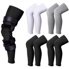 8 PCS Medium Closed Patella Compression Knee Brace Undersleeve Leg Support