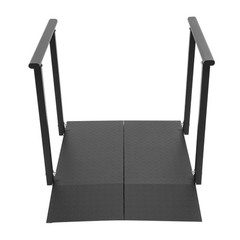 Wheelchair Ramp Home Step w/Handrails Doorways Stair Access Ramp 226.8kg/500lbs