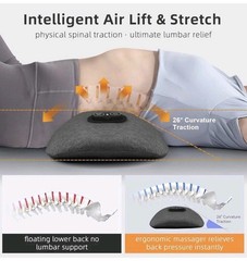 3-in-1 Back Massager with Heat & Vibration- Smooth Spine Triple Fusion Lumbar