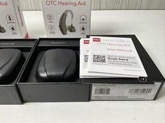 (2) Authentic RCA OTC Hearing Aids RSH05GY Gray Left / Right