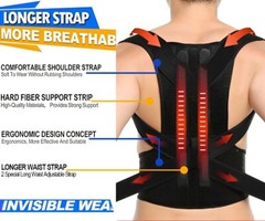 Copper Compression Posture Corrector – Adjustable Posture Support Back Brace