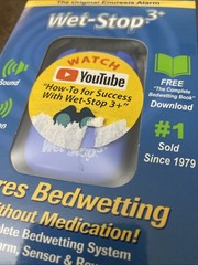 WET STOP 3 Cures Bedwetting Enuresis Alarm w/Loud Sound & Strong Vibration Blue