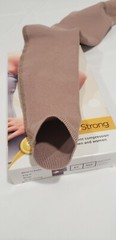 Solaris ExoStrong Gradient Compression Flat Knit Arm Sleeve Beige 20-30 mmHg