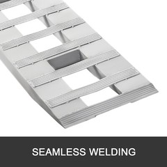 60/72/84/94“Aluminum Ramps 6000Lbs Truck Car Auto Trailer Ramps Hook end
