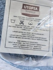 3 Pack Utopia Towels Terrycloth Adult Bibs 18 x 30 in Blue 100% Cotton Ç0c