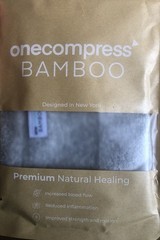 One Compress Bamboo Premium Knee Sleeve Gray Size 4XL New In Package