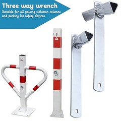 Sturdy Triangular Key for M10 For Barrier Post Applications in Outdoor Use