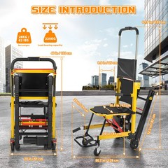 Elderly Stair Lifting Motorized Climbing Wheelchair Chair Stair Lift Portable