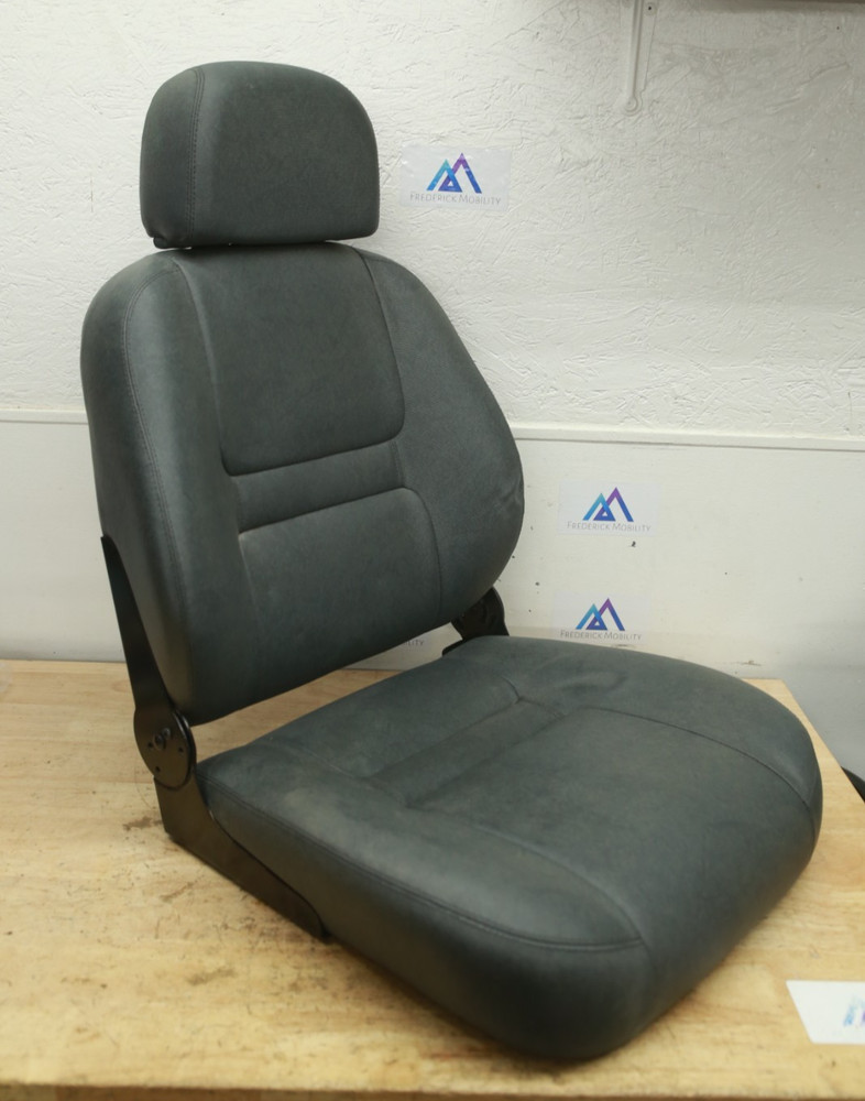 Folding 18″ Seat w/ Telescoping Headrest for RASCAL Power Chairs — GRAY Cushion