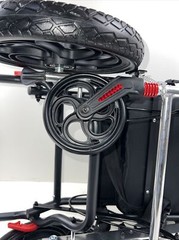 Aluminum Alloy Portable Folding Manual Wheelchair w/ Handbrake SYIV100-DY-102L