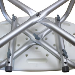 450LBS Elderly Bathtub Bath Tub Shower Seat Chair Bench Stool with Back Support