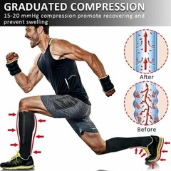 3 Pares Medias Calcetines De Compresion Para Hombres Y Mujeres Best 15-20 Mmhg