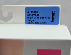 Medi Duomed Medical Compression Stockings 15-20mmHg SMALL Thigh w/tb Petite