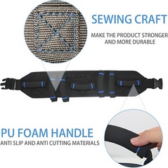 Gait Belts Transfer Belt for Seniors with 7 Handles, Gate Belt for Elderly Lift