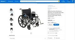 Medline MDS806900 Excel Extra-Wide 24″ Bariatric Wheelchair