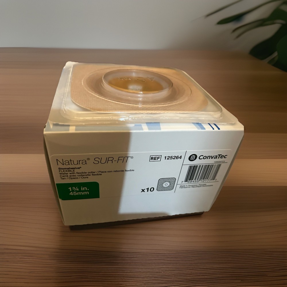 ConvaTec Natura SUR-FIT Skin Barrier 45mm (1¾”) Stomahesive Flexible – Box of 10