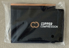 Copper Compression Arch Support 1 Pair One Size Durable Reusable Black NEW