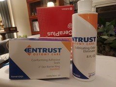 Hollister Ostomy BUNDLE!! 11703, 79402, Entrust Rings/Lube, Belt