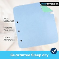 Simpli-Magic Washable Underpads 34″x36″, Waterproof Heavy Absorbency, 6-Pack