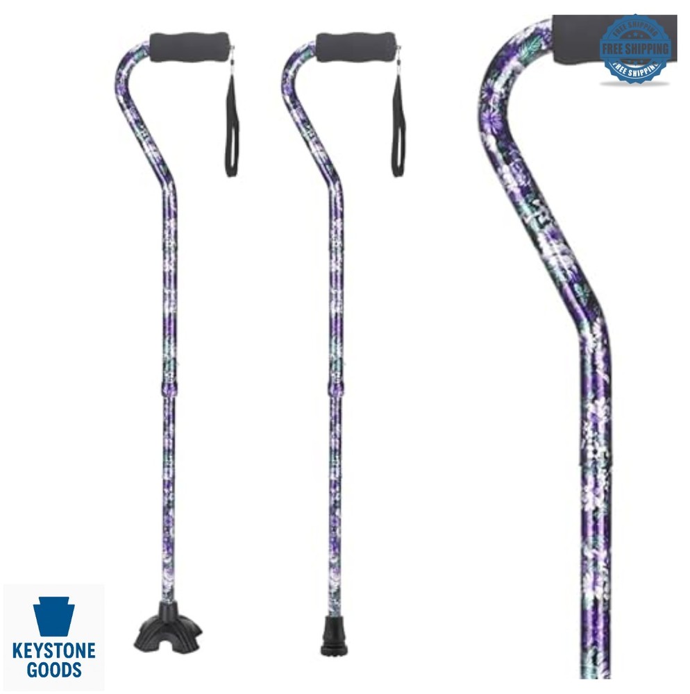 Folding Walking Cane Adjustable 17-38 Inch Self Standing Aluminum Lightweight
