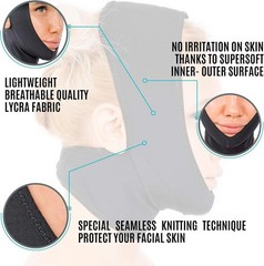 Chin Strap Post Surgical Compression Bandage for Women Face Slimmer Jowl Tigh…