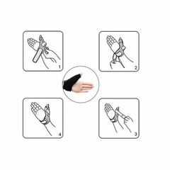 U.S. Solid Thumb Spica Splint Brace For Arthritis, One Fits Both Hands, FDA