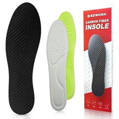 Carbon Fiber Insoles, 9.64″-Men’s 7-7.5/Women’s 8-8.5,245mm, Black-1 Pc