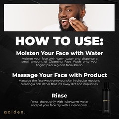 Golden Grooming Company Golden Grooming Co. Mens Face Wash Aloe Vera Vitamin E