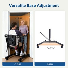Patient Lift Transfer Chair , Adjustable Height Electric Lift Assist Device