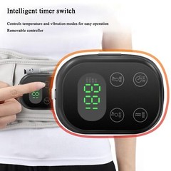 Heating Massager Belt Lumbar Waist Heating Brace Support Compress Belt Portable
