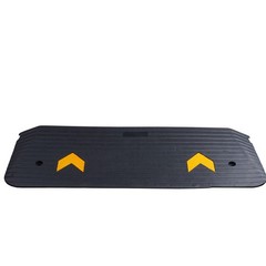 Rubber Threshold Ramp 2″ Rise Doorway Curb Ramps for Wheelchair Scooter Car Blac