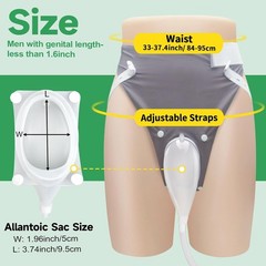 Condom Catheters for Elderly Men Age 80, External Catheter with 2 Urine