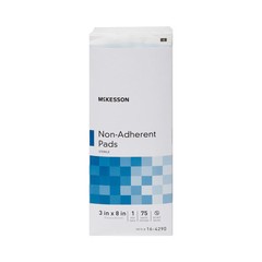 McKesson Sterile Non-Adherent Dressing Rectangle 3 x 8″ 16-4290 75 per Box