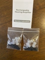 Ear Hearing Amplifiers, Set of 2, Rechargeable Digital Technology