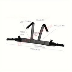 Adjustable Whole Body Safety Belt to Prevent Tilting or Falling Restraint Belts