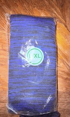 3PR PAPLUS & FC Compression Socks XL L/XL Black Open Toe & Patterned New Travel