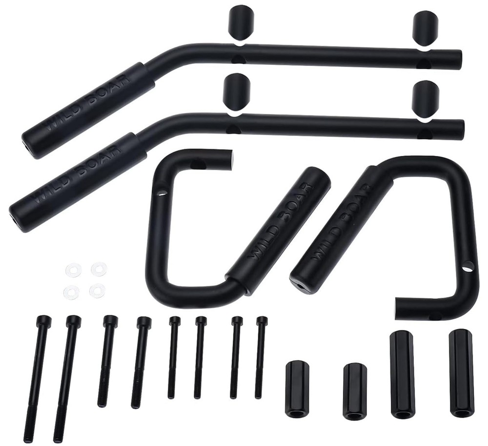 16pcs Front and Rear Grab Handles Kit Bars Compatible for Black