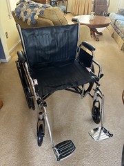 Medline MDS806900 Excel Extra Wide Wheelchair